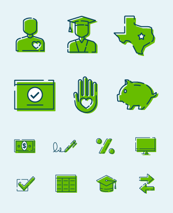 A collection of icons for TEC.